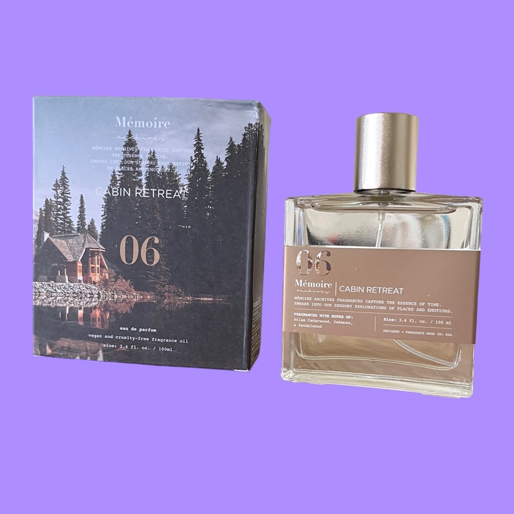 MEMOIRE ARCHIVES CABIN RETREAT 06 EAU DE PARFUM SPRAY UNISEX 3.4 Oz 100 ml RV$60